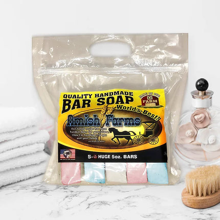 Amish Farms Soap 5-Bar Soap Bag