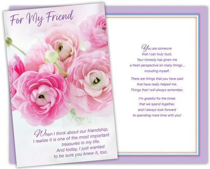 Friendship Greeting Card - For My Friend