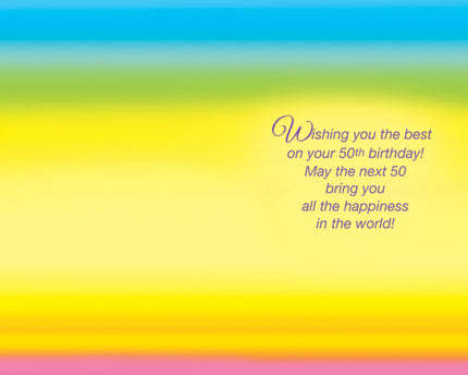 Birthday Card - Happy 50th Birthday