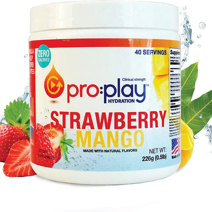 Hydration Health Products pro:play Strawberry Mango, 40 Servings