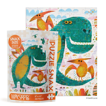 WerkShoppe 48-piece Puzzle Snax, T-Rex and Friends