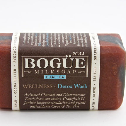 Bogue Milk Soap No.32 WELLNESS Detox Blend Goat Milk Bar Soap 4.5oz