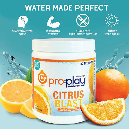 Hydration Health Products pro:play Citrus Blast, 40 Servings