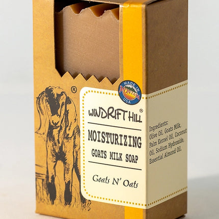 Windrift Hill Moisturizing Goat Milk Soap, Goats 'n Oats