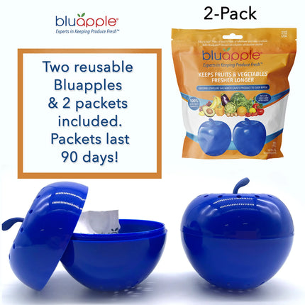 Bluapple Produce Saver, 2-Pack