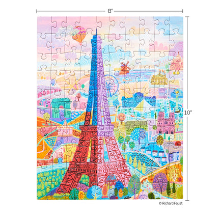 WerkShoppe 100-piece Puzzle Snax, Paris Holiday