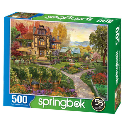 Springbok 33-01577 Vineyard Retreat, 500-piece Jigsaw Puzzle