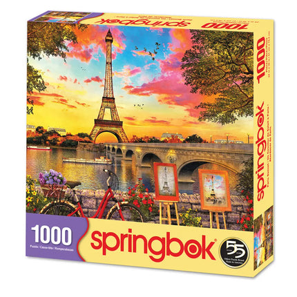 Springbok 33-10865 Paris Sunset, 1000-piece Jigsaw Puzzle