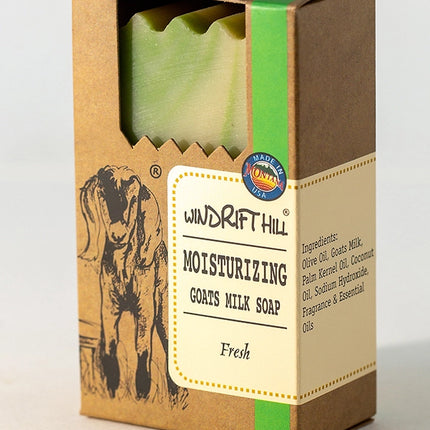 Windrift Hill Moisturizing Goat Milk Soap, Fresh