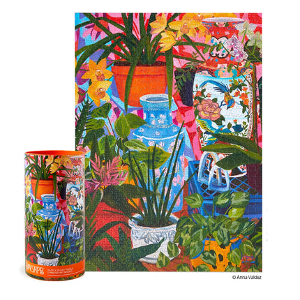 WerkShoppe 1000-piece Jigsaw Puzzle, Tropical Vases