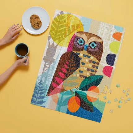 WerkShoppe 1000-piece Jigsaw Puzzle, Ruru Owl