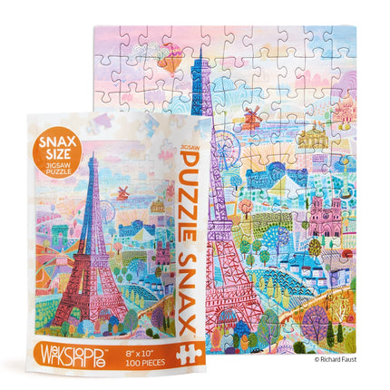 WerkShoppe 100-piece Puzzle Snax, Paris Holiday