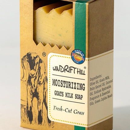 Windrift Hill Moisturizing Goat Milk Soap, Fresh-Cut Grass