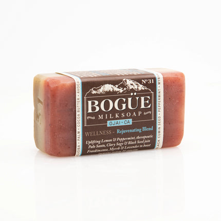 Bogue Milk Soap No.31 WELLNESS Rejuvenating Blend Goat Milk Bar Soap 4.5oz