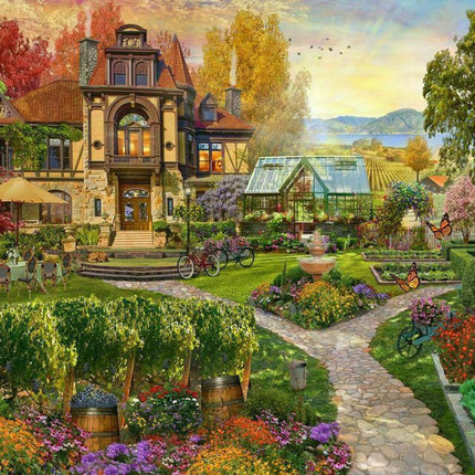 Springbok 33-01577 Vineyard Retreat, 500-piece Jigsaw Puzzle