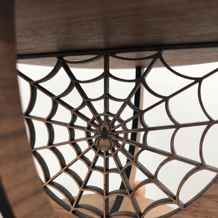 6 By 6 Arts Spiderweb, Walnut Indoor Plant Stand