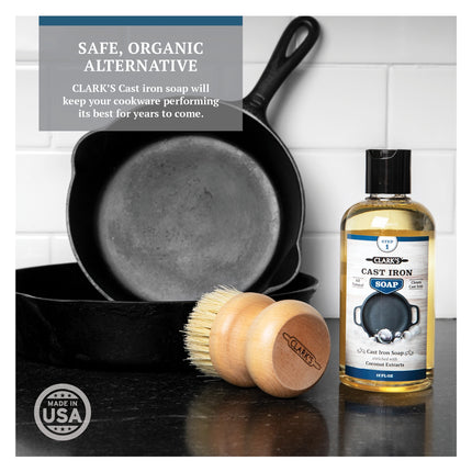 CLARK'S Cast Iron Soap, 100% Plant-Based