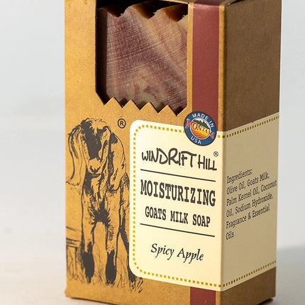 Windrift Hill Moisturizing Goat Milk Soap, Spicy Apple