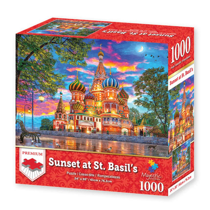 Springbok 70-11032 Sunset At St Basil's, 1000-piece Jigsaw Puzzle