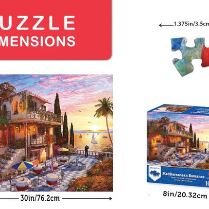 Springbok 70-11068 Mediterranean Romance, 1000-piece Jigsaw Puzzle