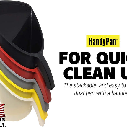 HandyPan - Heavy-Duty Large Capacity Dust Pan with Many Uses