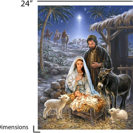 Springbok 34-10784 Savior Is Born, 1000-piece Jigsaw Puzzle