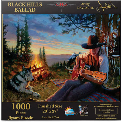 SunsOut 67040 Black Hills Ballad by David Uhl, 1000-piece Jigsaw Puzzle