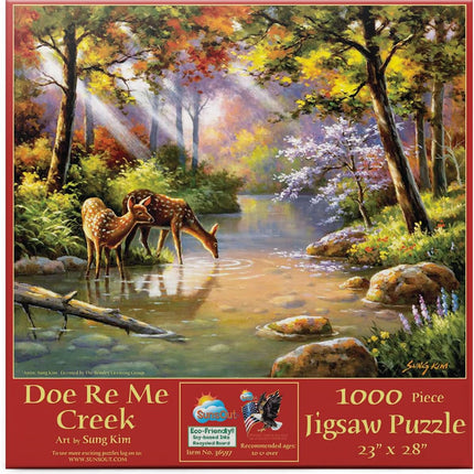 SunsOut 36597 Doe Re Me Creek by Sung Kim, 1000-piece Jigsaw Puzzle