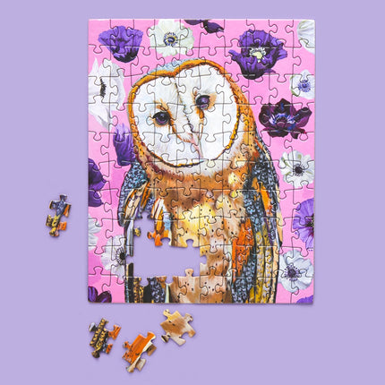 WerkShoppe 100-piece Puzzle Snax, Barn Owl