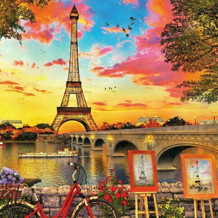 Springbok 33-10865 Paris Sunset, 1000-piece Jigsaw Puzzle