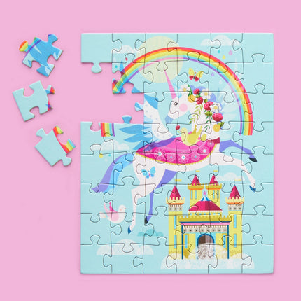 WerkShoppe 48-piece Puzzle Snax, Rainbow Unicorn