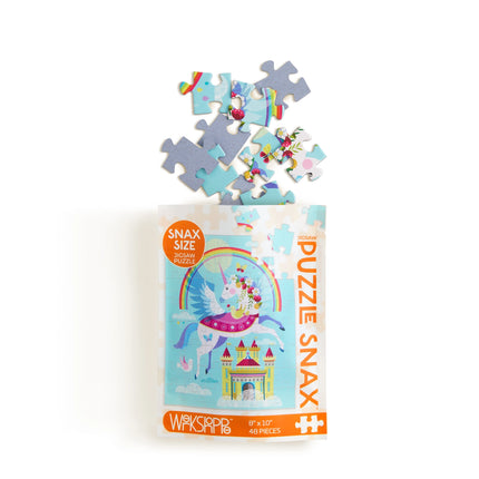 WerkShoppe 48-piece Puzzle Snax, Rainbow Unicorn