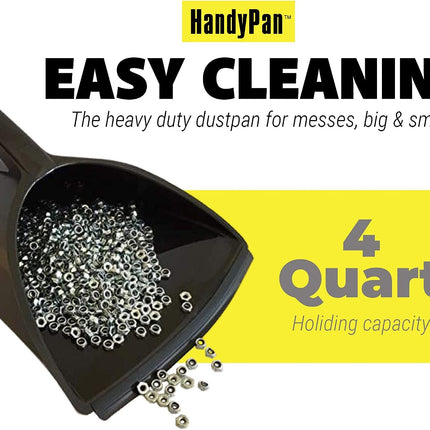 HandyPan - Heavy-Duty Large Capacity Dust Pan with Many Uses