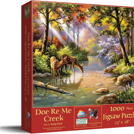 SunsOut 36597 Doe Re Me Creek by Sung Kim, 1000-piece Jigsaw Puzzle