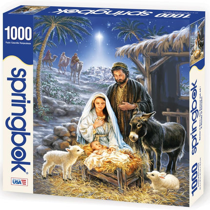 Springbok 34-10784 Savior Is Born, 1000-piece Jigsaw Puzzle