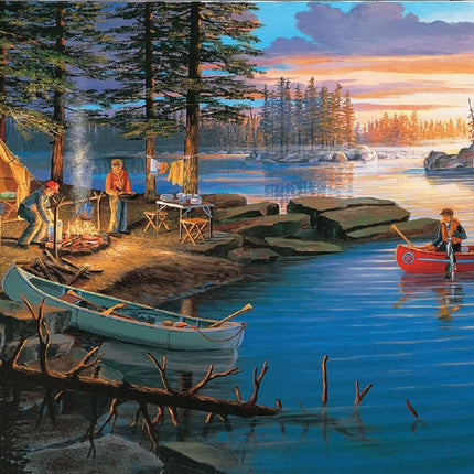 SunsOut 37739 Campfire Memories by Ken Zylla, 1000-piece Jigsaw Puzzle