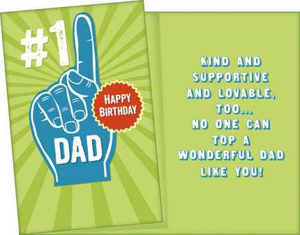 Birthday Card - to Dad, #1 Dad