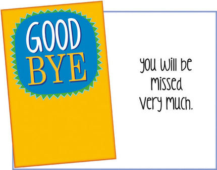 Farewell Greeting Card - Good Bye