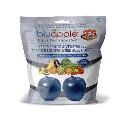 Bluapple Produce Saver with Activated Carbon, 2-Pack