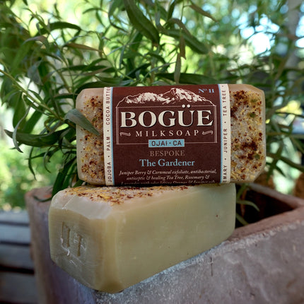 Bogue Milk Soap No.11 BESPOKE The Gardener Blend Goat Milk Bar Soap 4.5oz