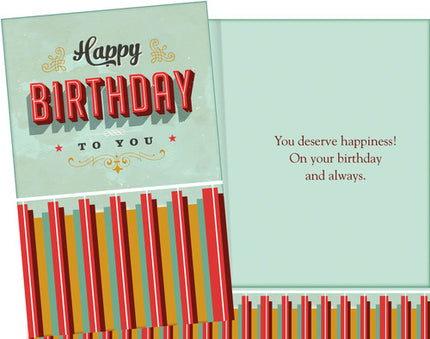 Birthday Card - Happy Birthday to You