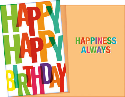 Birthday Card - Happy Happy Birthday