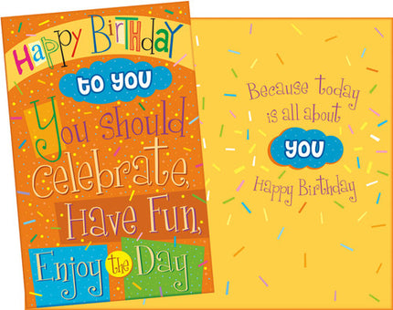 Birthday Card - Happy Birthday, Happy Birthday to You