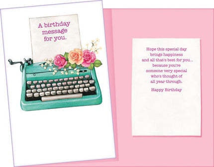 Birthday Card - Happy Birthday, A Birthday Message For You