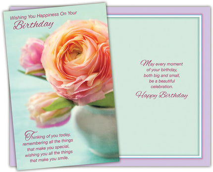 Birthday Card - Happy Birthday, Wishing You Happiness On Your Birthday