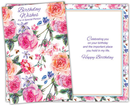 Birthday Card - Happy Birthday, Birthday Wishes For a Special Person