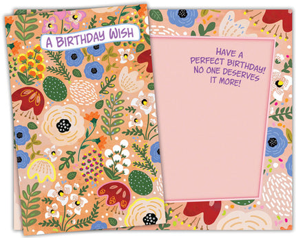 Birthday Card - Happy Birthday, A Birthday Wish