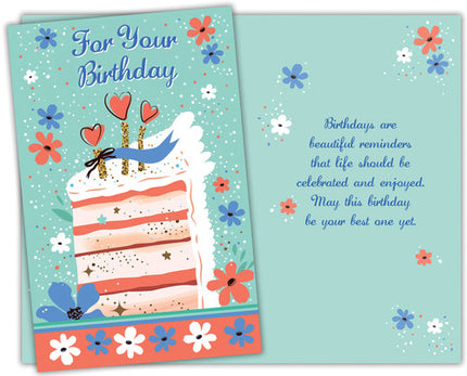 Birthday Card - Happy Birthday, For Your Birthday