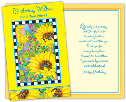 Birthday Card - Happy Birthday, Birthday Wishes For a True Friend