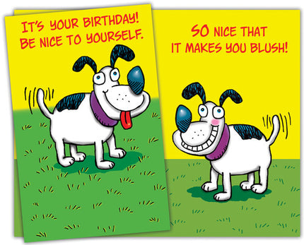 Birthday Card - Happy Birthday, Be Nice to Yourself